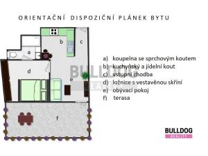 Pronájem bytu 2+kk, Praha - Libeň, Zenklova, 31 m2