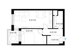 Prodej bytu 2+kk, Pardubice, Jozefa Gabčíka, 49 m2
