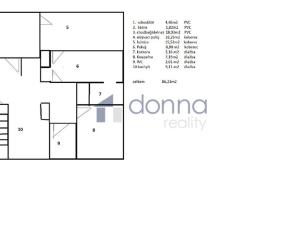 Pronájem bytu 3+1, Praha, Lebeděvova, 86 m2