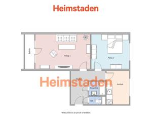 Pronájem bytu 2+1, Havířov - Město, Erbenova, 54 m2