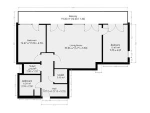 Pronájem bytu 3+kk, Praha - Hloubětín, Domalípova, 89 m2