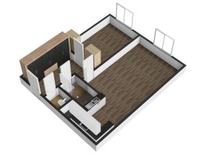 Pronájem bytu 2+kk, Praha - Michle, Přímětická, 46 m2