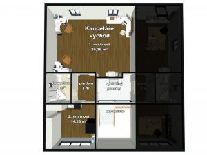 Pronájem kanceláře, Praha - Břevnov, Na břevnovské pláni, 60 m2