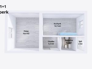 Prodej bytu 1+1, Šumperk, Bří. Čapků, 45 m2