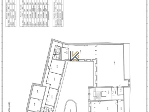 Pronájem kanceláře, Praha, Myslíkova, 424 m2