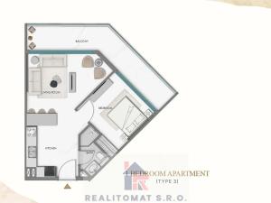 Prodej bytu 1+kk, Dubaj, Spojené arabské emiráty, 40 m2