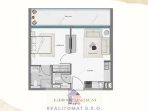Prodej bytu 1+kk, Dubaj, Spojené arabské emiráty, 40 m2