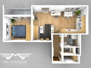 Pronájem bytu 2+kk, Praha - Košíře, Česká, 48 m2