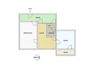 Prodej bytu 2+1, Trutnov - Dolní Předměstí, Lomní, 60 m2
