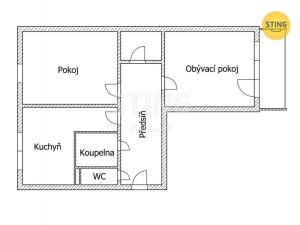 Prodej bytu 2+1, Ostrava - Hrabůvka, 55 m2