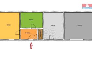 Prodej rodinného domu, Žlebské Chvalovice - Žlebská Lhotka, 38 m2