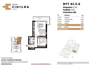 Prodej bytu 2+kk, Kladno, 53 m2