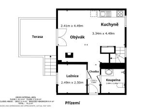Prodej chaty, Planá nad Lužnicí, Na Černé, 75 m2