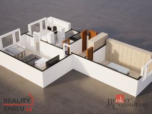 Pronájem bytu 2+1, Ústí nad Labem - Severní Terasa, Gagarinova, 64 m2