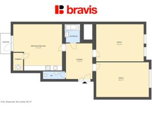 Prodej bytu 3+kk, Brno, Botanická, 89 m2