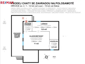 Prodej chaty, Hřivice, 22 m2
