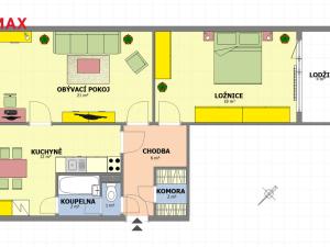 Prodej bytu 2+1, Jablonec nad Nisou, Liberecká, 66 m2