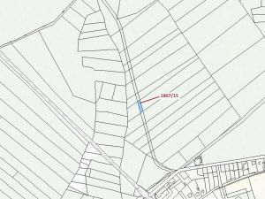 Dražba pozemku, Jílovice, 409 m2