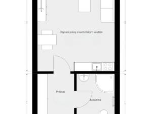 Pronájem bytu 1+kk, Plzeň - Východní Předměstí, Jablonského, 28 m2
