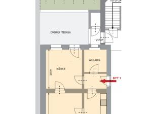 Pronájem bytu 2+1, Praha - Vršovice, Kozácká, 45 m2
