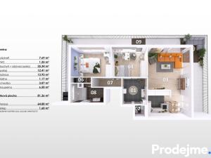 Prodej bytu 3+kk, Znojmo, Za Plovárnou, 85 m2