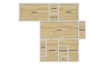 Pronájem bytu 3+1, Olomouc - Neředín, Karafiátová, 74 m2