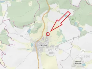 Prodej podílu zahrady, Miličín, 346 m2