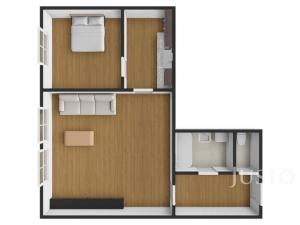 Pronájem bytu 2+1, Praha - Vinohrady, Americká, 46 m2