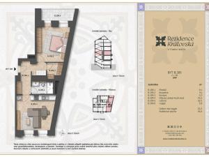 Prodej bytu 2+kk, Praha - Nové Město, V tůních, 54 m2
