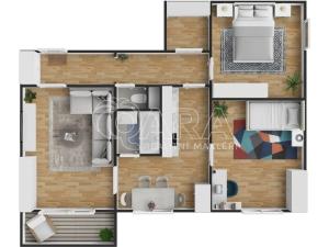 Prodej bytu 3+1, Vyškov - Nosálovice, Na Hraničkách, 72 m2