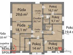 Prodej ubytování, Kovářská, nám. J. Švermy, 520 m2