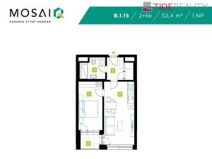 Prodej bytu 2+kk, Beroun, Na Máchovně, 56 m2