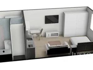 Prodej bytu 1+kk, Písek, třída Přátelství, 26 m2