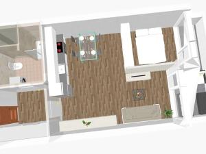 Pronájem bytu 1+kk, Brno, Hybešova, 46 m2