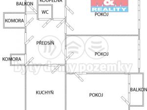 Pronájem bytu 3+1, Olomouc, Ostružnická, 25 m2