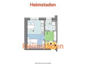 Pronájem bytu 1+kk, Ostrava - Moravská Ostrava, Přívozská, 41 m2