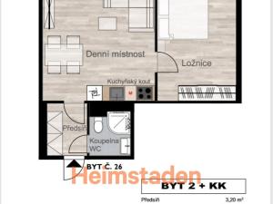 Pronájem bytu 2+kk, Ostrava - Poruba, Porubská, 41 m2