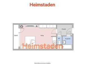 Pronájem bytu 1+kk, Ostrava - Zábřeh, Petruškova, 30 m2