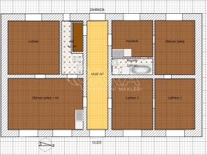 Prodej rodinného domu, Pečky, Dobřichovská, 97 m2