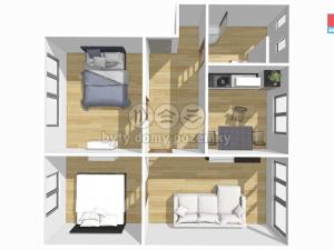 Prodej bytu 3+1, Písek - Václavské Předměstí, Václavské nám., 66 m2