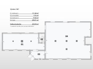 Prodej výrobních prostor, Prosiměřice, 907 m2