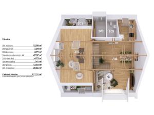 Prodej bytu 4+kk, Hodonice, 119 m2