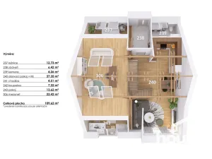 Prodej bytu 4+kk, Hodonice, 112 m2