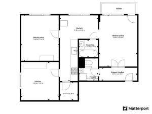 Prodej bytu 3+1, Bílina - Teplické Předměstí, Sídliště Za Chlumem, 72 m2