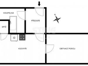 Prodej bytu 1+1, Mírov, 37 m2