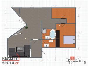 Prodej bytu 3+kk, Trnová, 76 m2