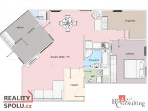 Prodej bytu 3+kk, Trnová, 76 m2