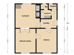 Prodej bytu 2+1, Mohelnice, Staškova, 58 m2