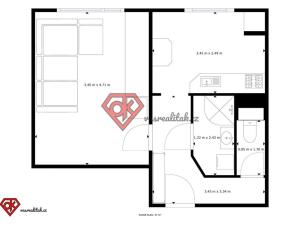 Pronájem bytu 1+1, Žamberk, Pionýrů, 37 m2