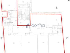 Pronájem kanceláře, Praha, Politických vězňů, 257 m2